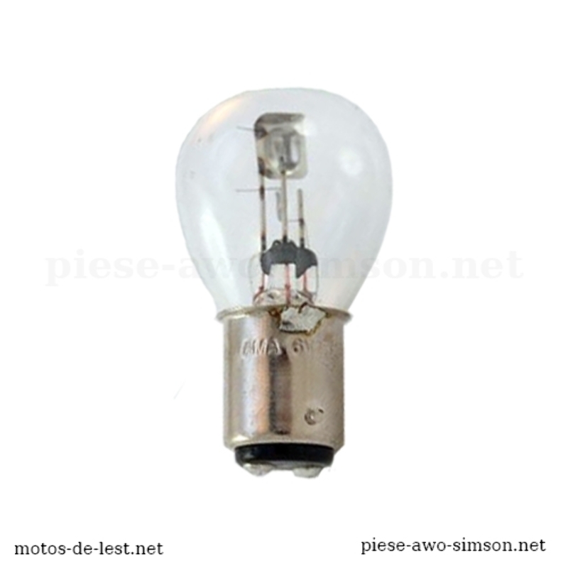 Ampoule 6 Volts BA15D 15/15W - Elta