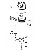 Cylindre MZ TS 250, Pistons MZ TS 250, Vilebrequin MZ TS 250 - Table 18